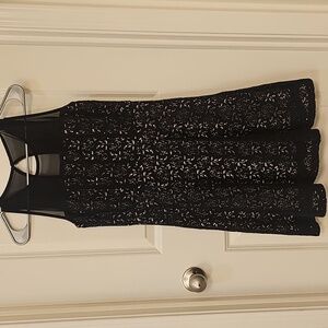 FOREVER21 Black Lace Mini Dress
